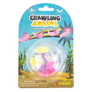 Obrázek z Axolotl plazící po skle, na kartě 17x11cm (12) NV690 